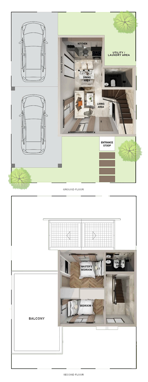 Amara Floor Plan House and Lot in Pampanga