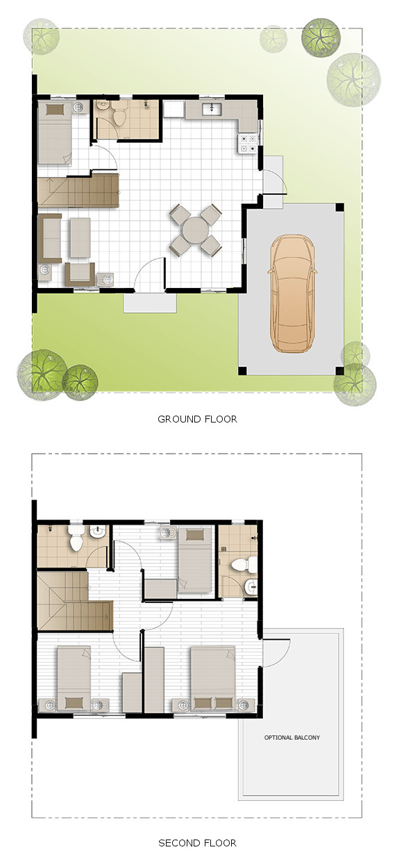 Dana Floor Plan House and Lot in Pampanga